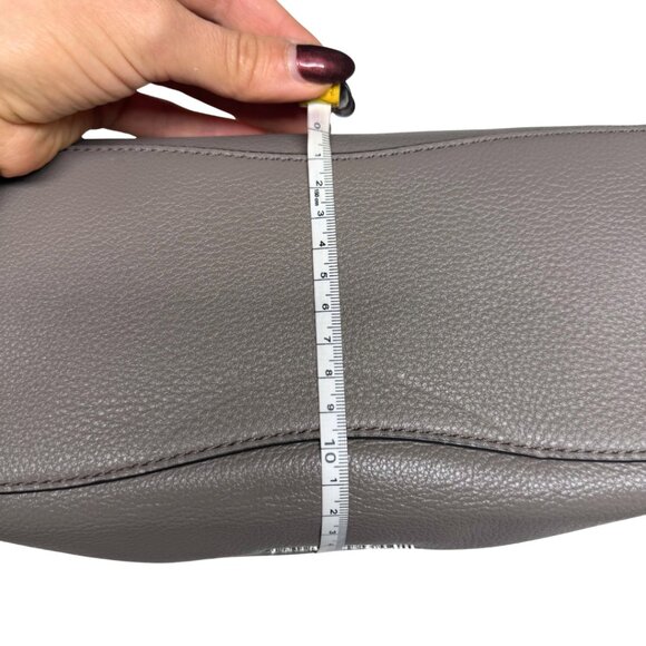 Michael Kors Raven Leather Shoulder Bag โ Grey โ Small / Gently Used - Picture 13 of 15